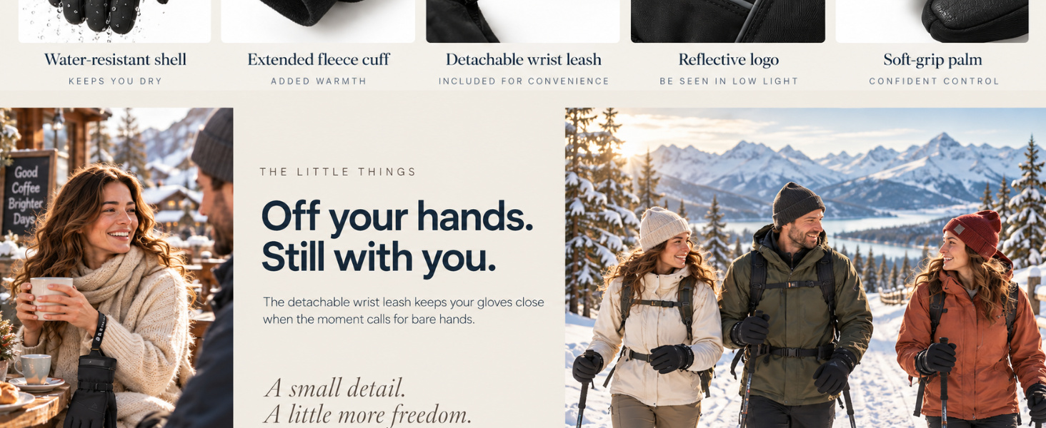 Aerynx X3 Winter wrist leash and everyday cold-weather use